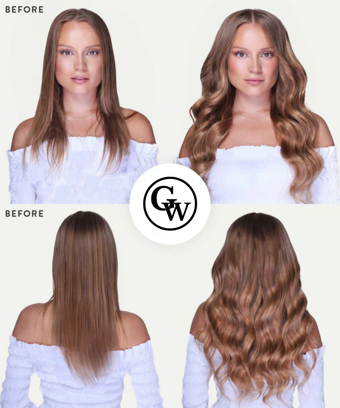 Extensions de Cheveux Adhésives Classiques Naturels