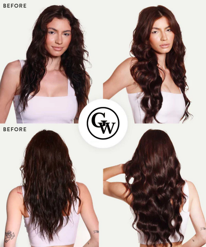 Extensions de Cheveux Adhésives Classiques Ondulées