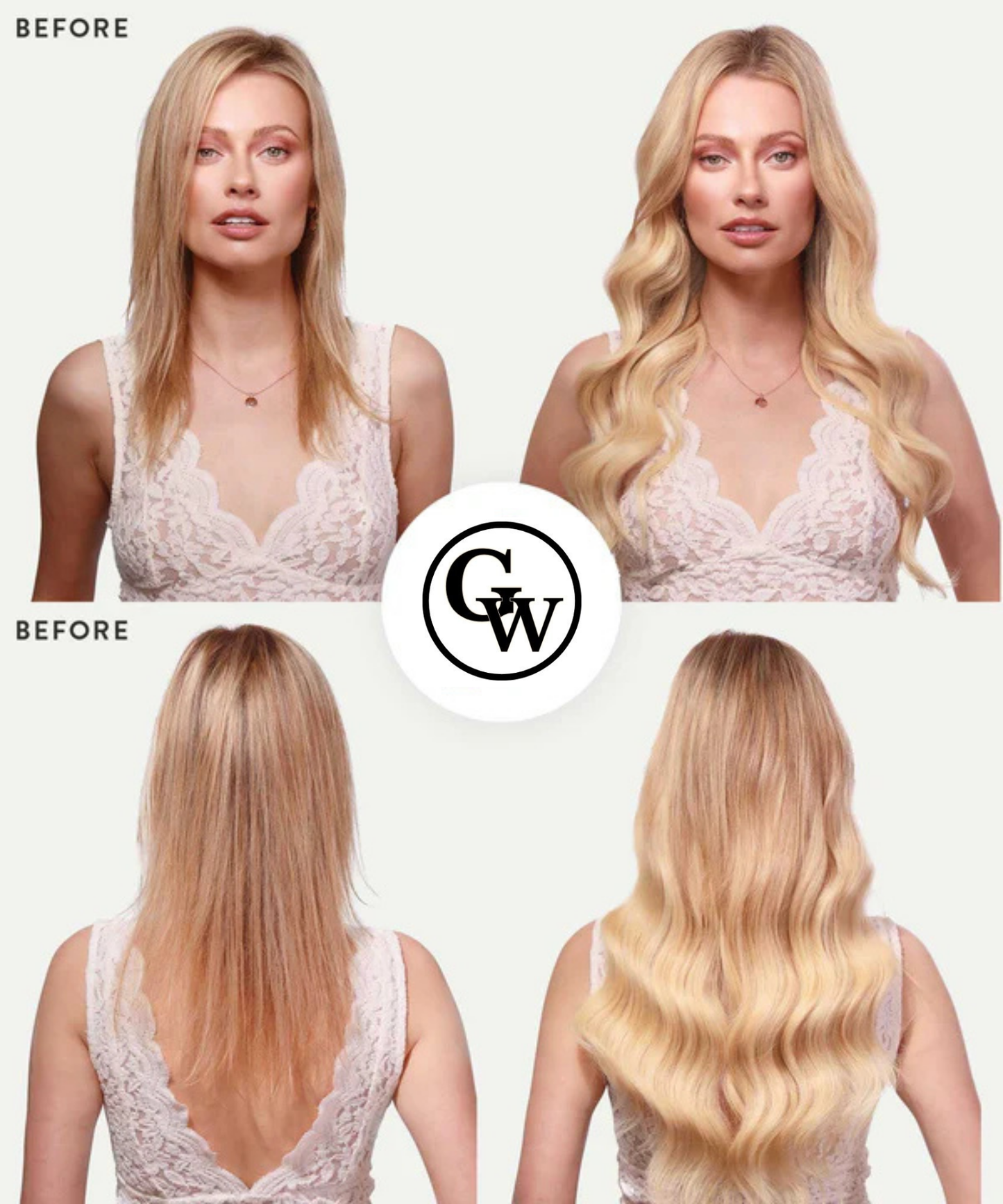 Extensions de Cheveux Adhésives Classiques Ondulées