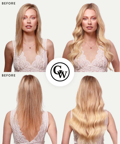 Extensions de Cheveux Adhésives Classiques Ondulées