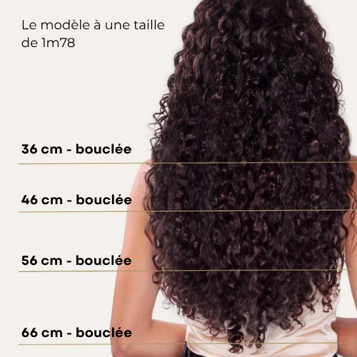 Extensions de Cheveux Adhésives Classiques Bouclées