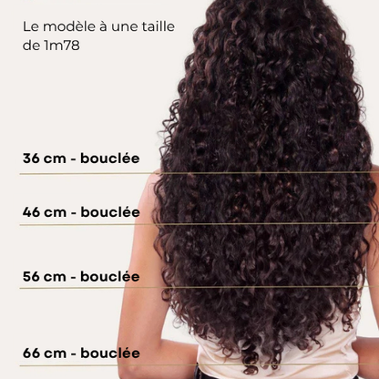 Extensions de Cheveux Adhésives Classiques Bouclées