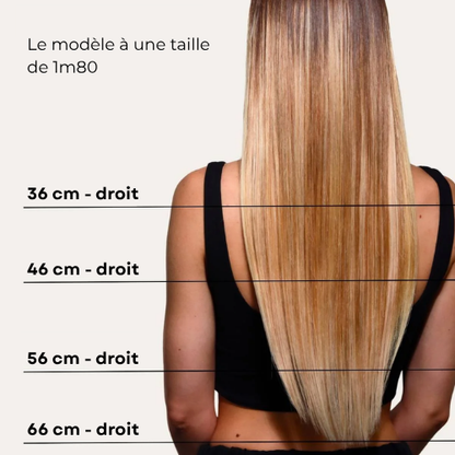 Extensions de Cheveux Adhésives Classiques Naturels