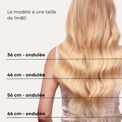 Extensions de Cheveux Adhésives Classiques Ondulées