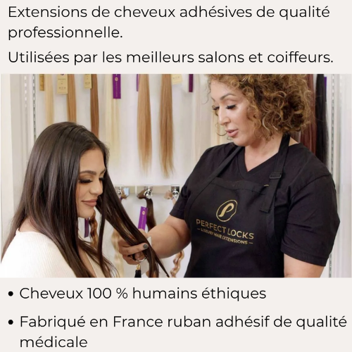 Extensions de Cheveux Adhésives Classiques Ondulées